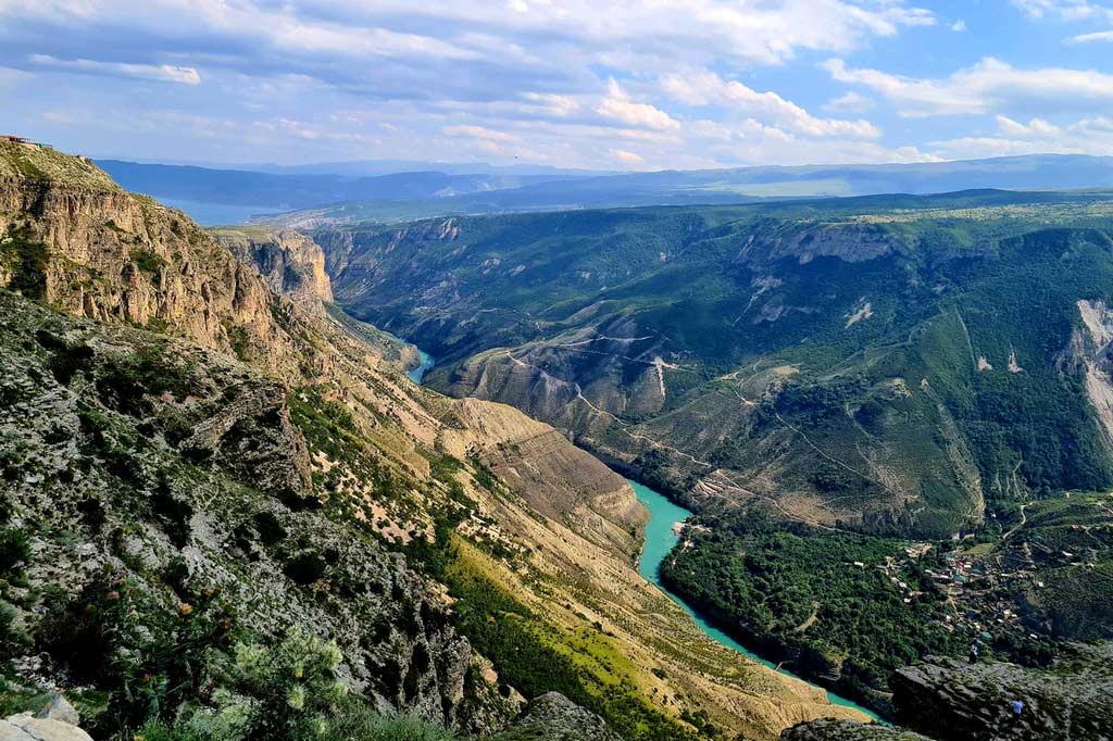 Сулакский каньон в Дагестане