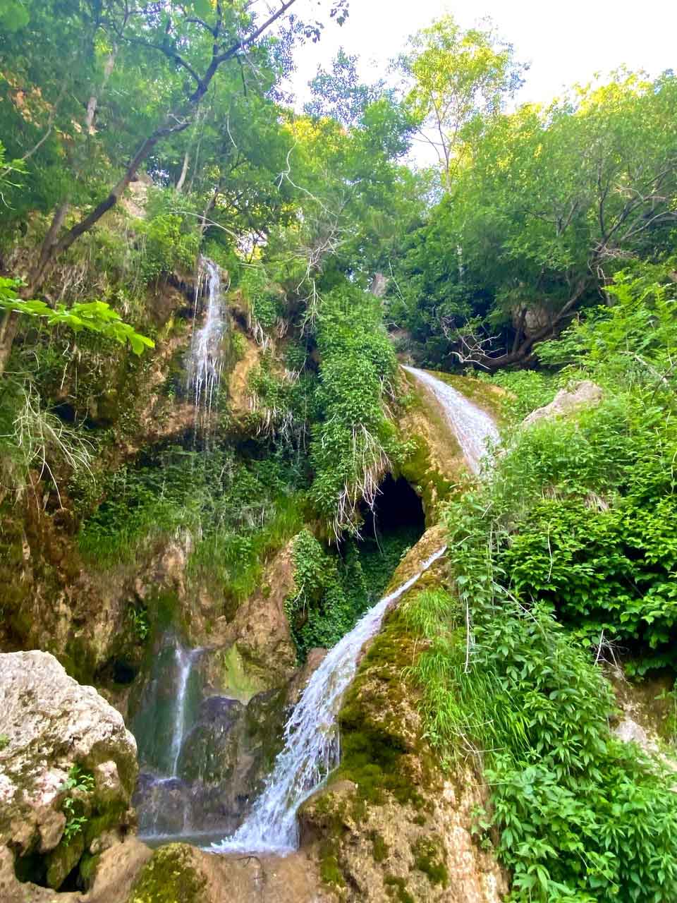 Водопад Су-Уч-Хан у Красной пещеры