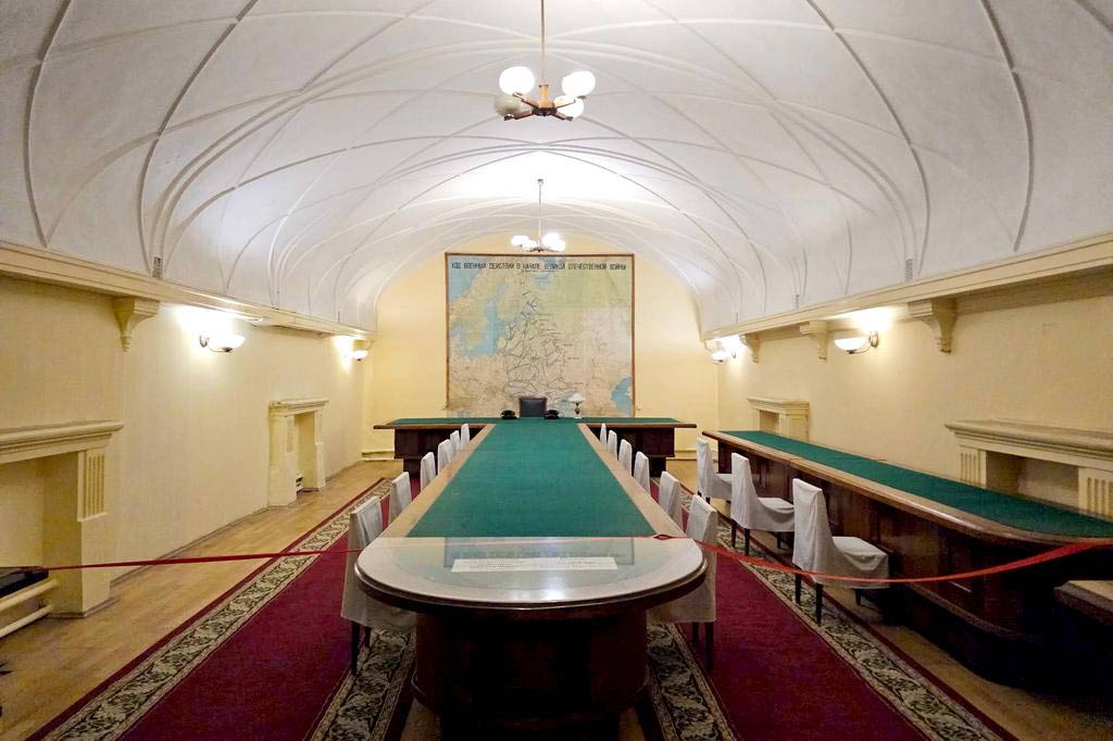 Зал заседаний в Бункере Сталина в Самаре