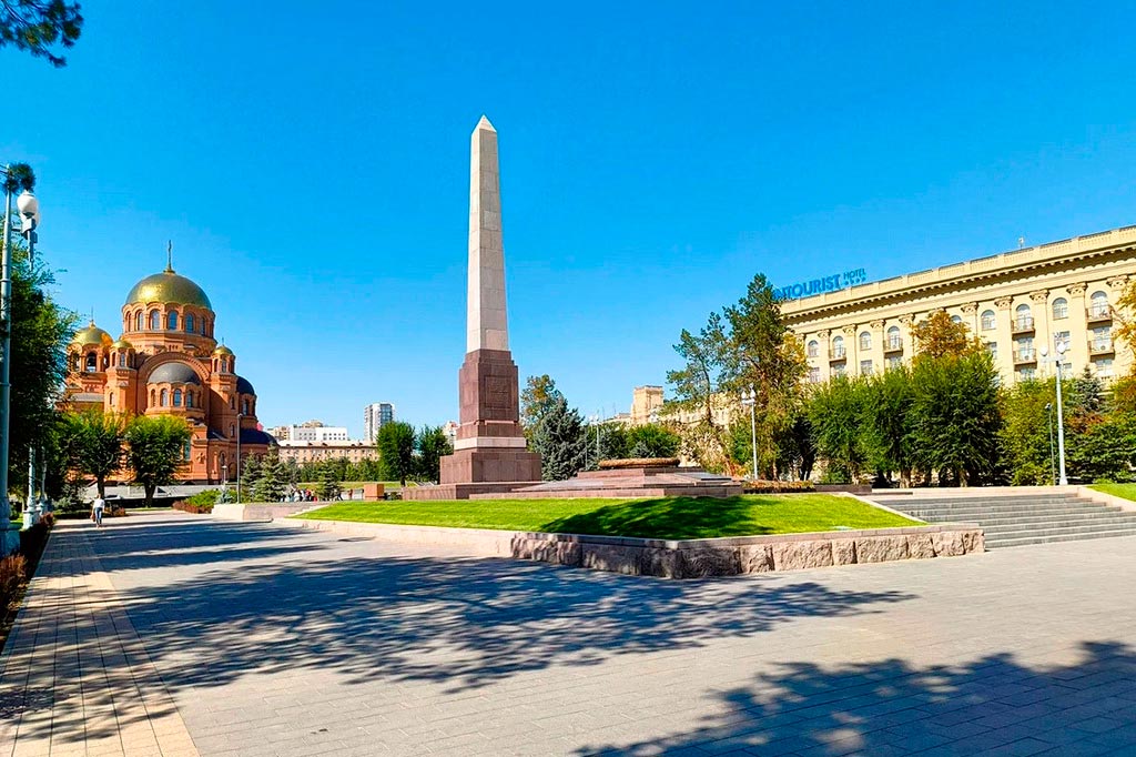 Площадь Павших Борцов в Волгограде